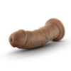 Au Naturel 8in Dildo w/Suction Cup Mocha, Blush