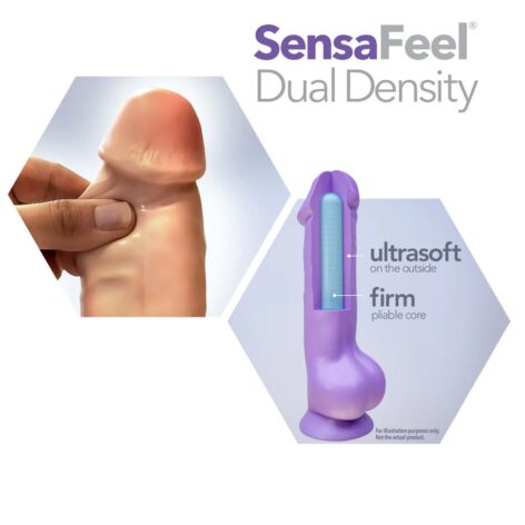 Au Naturel Dildo Sensa Feel Dual Density Vanilla