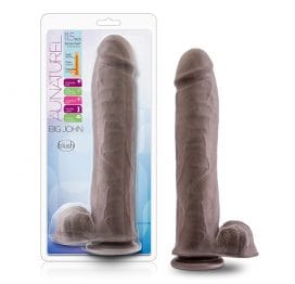 Big John Au Naturel 11.5in Dildo Chocolate