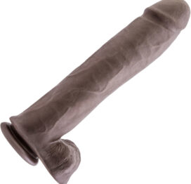 Big John Dildo Au Naturel 11.5in w/Balls Chocolate Big John Dildo Au Naturel 11.5in w/Balls Chocolate