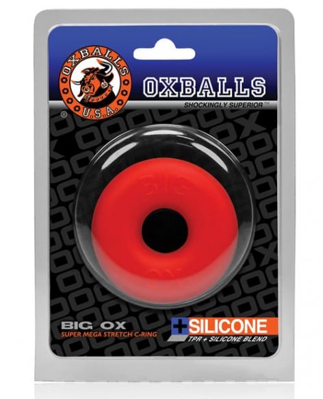 Oxballs Big Ox Cock Ring Red Ice