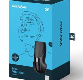 Satisfyer Men Vibration Masturbator Black Silicone