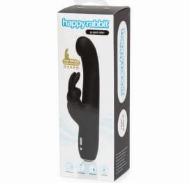 Happy Rabbit Slimline G-Spot Vibrator Black