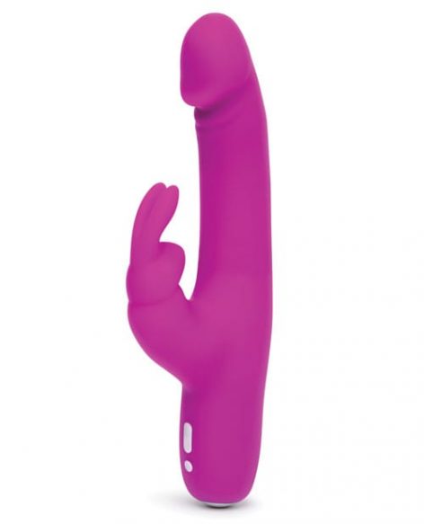 Happy Rabbit Slimline Realistic Vibrator Purple