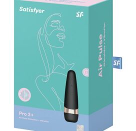 Satisfyer Pro 3+ Air Pulse Clitoral Stimulator & Vibration