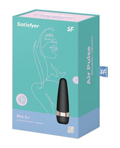 Satisfyer Pro 3+ Air Pulse Clitoral Stimulator & Vibration