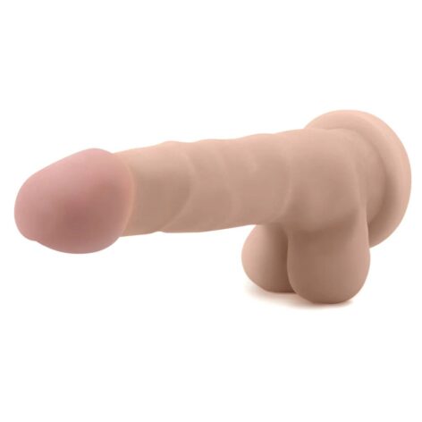 7 Inch Sam Dildo Au Naturel w/Balls Beige, Blush