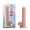 7 Inch Sam Dildo Au Naturel w/Balls Beige, Blush