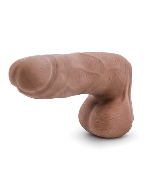 Carlito Dildo Au Naturel 5.5in w/Balls Latin Brown