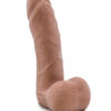 Carlito Dildo Au Naturel 5.5in w/Balls Latin Brown