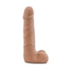 Suave Dildo Au Naturel 7in w/Balls Latin Brown, Blush