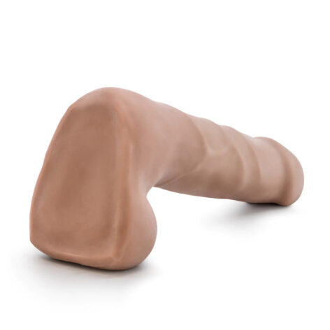 Suave Dildo Au Naturel 7in w/Balls Latin Brown, Blush