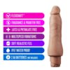Tomas Dildo Au Naturel 9in Vibe Latin Brown, Blush