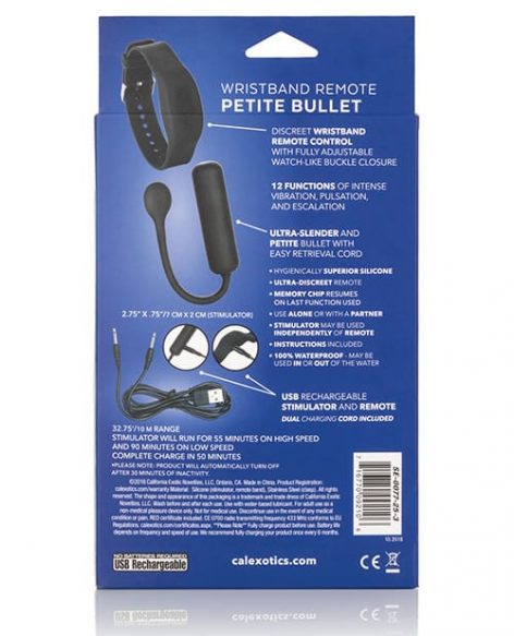 Wristband Remote Petite Bullet Vibrator