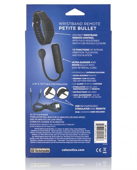 Wristband Remote Petite Bullet Vibrator