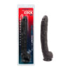 Dick Rambone Dildo 17in w/Balls Black, Doc Johnson