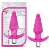 Luxe Discover Vibrating Silicone Anal Plug Pink