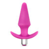 Luxe Discover Vibrating Silicone Anal Plug Pink