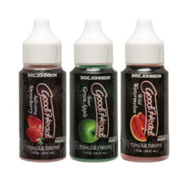GoodHead Tingle Drops Strawberry, Apple, Watermelon 3 Pack