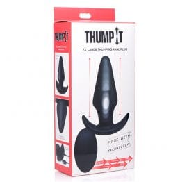 Thump It 7X Large Thumping Silicone Anal Plug