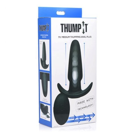 Thump It 7X Medium Thumping Silicone Anal Plug