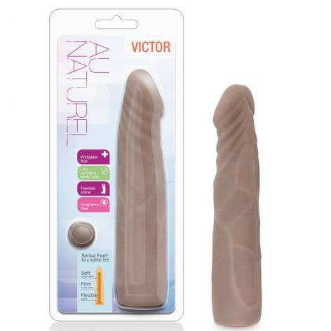 Au Naturel Victor 7 Inch Dildo Chocolate