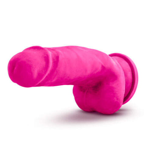 Beefy Dildo Au Naturel Bold 7in w/Balls Pink