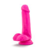 Bold Delight Dildo Au Naturel 6in w/Balls Pink, Blush