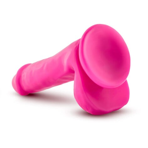 Bold Delight Dildo Au Naturel 6in w/Balls Pink, Blush