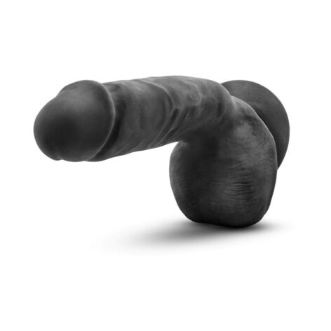 Bold Pound Dildo Au Naturel 8in w/Balls Black, Blush