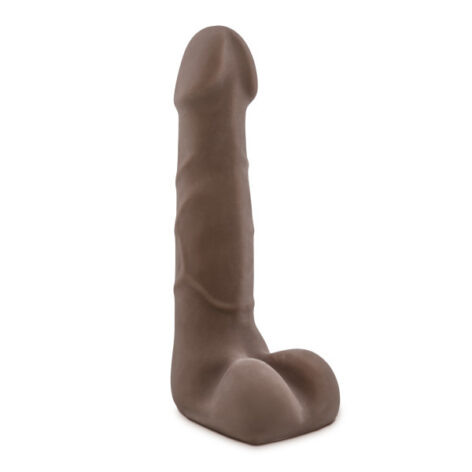 Derrick Dildo Au Naturel 7in w/Balls Chocolate, Blush