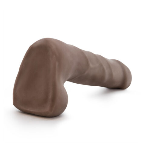 Derrick Dildo Au Naturel 7in w/Balls Chocolate, Blush