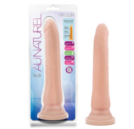 Mr Slim Dildo Au Naturel 9.25in Beige, Blush