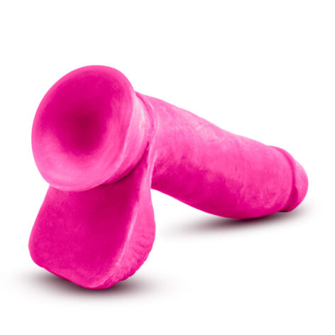 Pleaser Dildo Au Naturel 7in w/Balls Pink, Blush