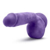 Pound Dildo Au Naturel Bold 8.5in w/Balls Purple