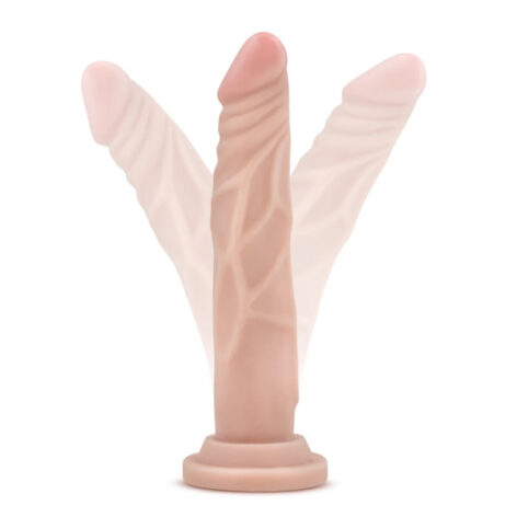 Ronnie Dildo Au Naturel 7.5in w/Suction Cup Beige, Blush