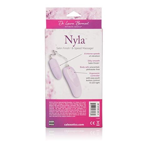 Dr. Laura Berman Nyla Satin 8 Speed Massager, CalExotics