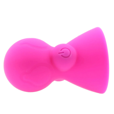 Seduce Me Nipple Suckers Silicone Vibrating Pink