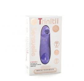 Sensuelle Trinitii Suction Tongue Vibrator Violet