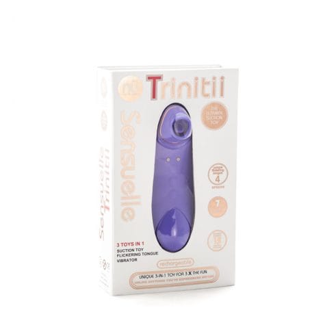 Sensuelle Trinitii Suction Tongue Vibrator Violet