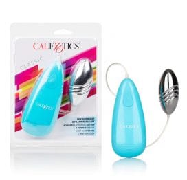 Waterproof Gyrating Bullet Vibrator Blue