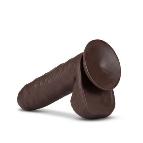 Pierre Chef Dildo Coverboy 7in Uncut w/Balls Chocolate