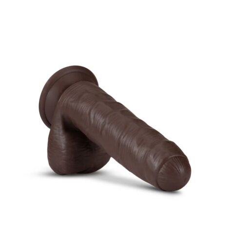 Pierre Chef Dildo Coverboy 7in Uncut w/Balls Chocolate