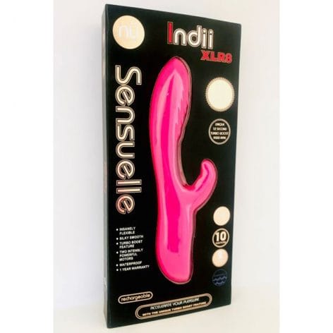 Sensuelle Indii XLR8 Rabbit Vibrator Pink