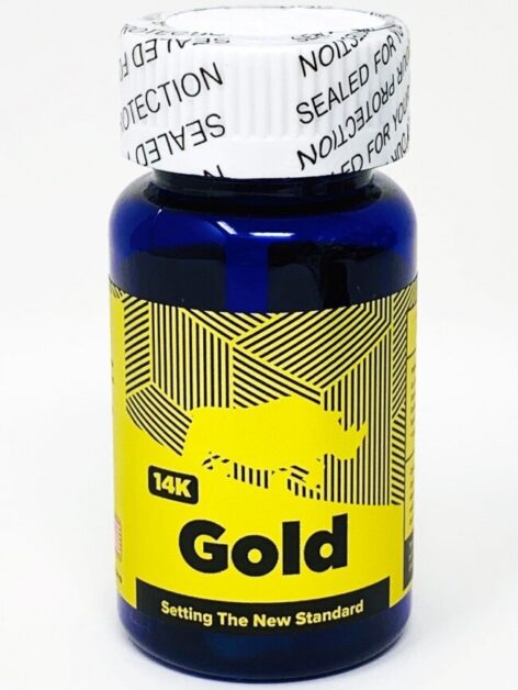 Rhino 14K Gold Male Enhancement 6 Pills Bottle
