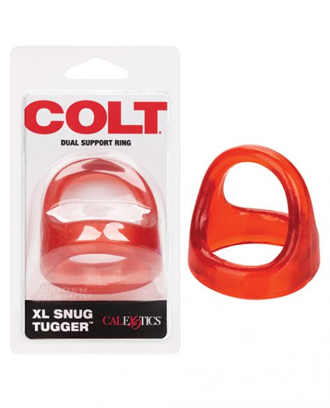 Colt XL Snug Tugger Dual Support Cock Ring Red