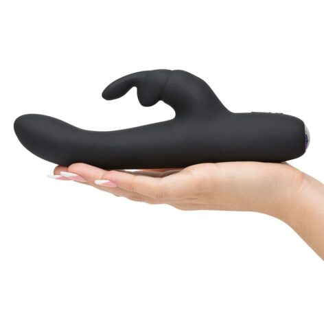 Greedy Girl Slimline Rabbit Vibrator, Fifty Shades of Grey