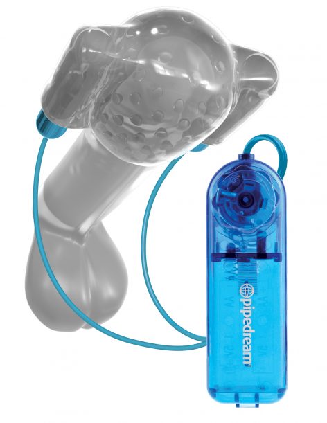 Classix Dual Vibrating Penis Head Teaser Blue