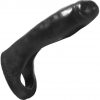 OxBalls Double Penetrator 7in Black Silicone