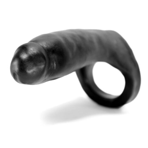 OxBalls Double Penetrator 7in Black Silicone